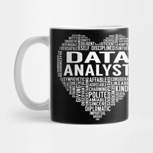 Data Analyst Heart Mug